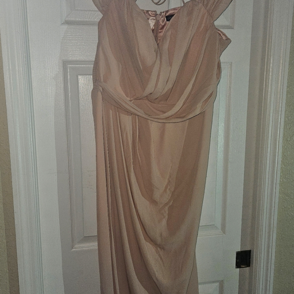 Dusty Pink semi formal dress.
